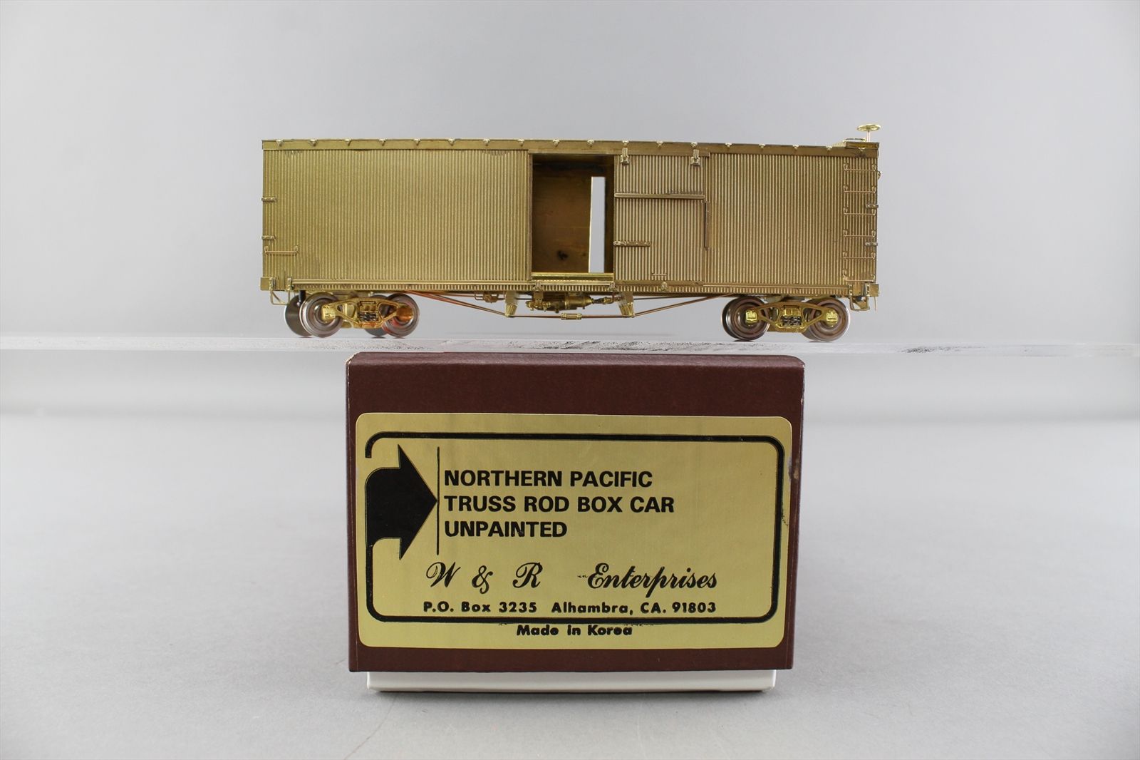 HO Brass Model - W&R NP Northern Pacific Truss Rod Boxcar Box Car ...