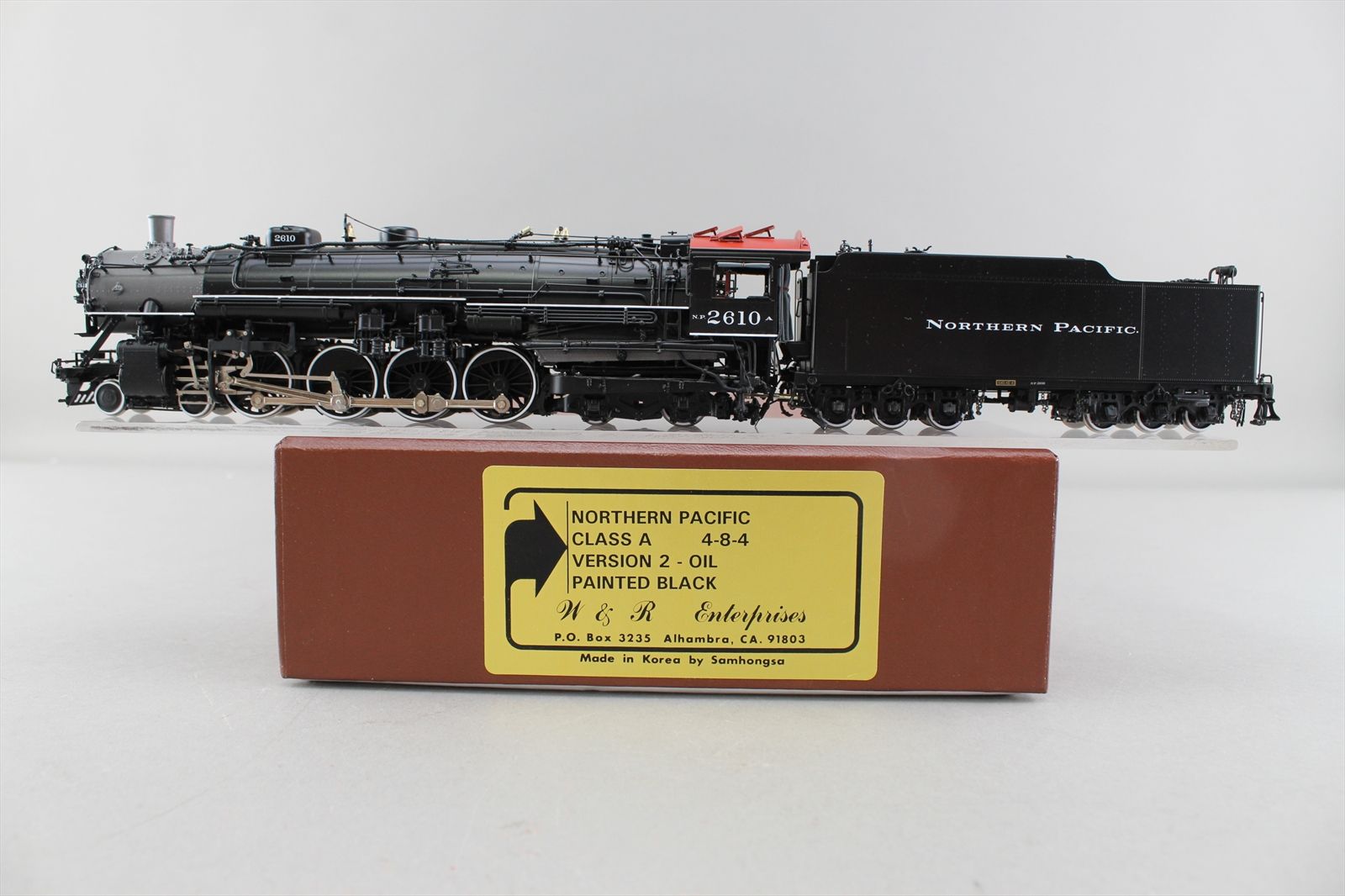 HO Brass Model - W&R Version 2 NP Northern Pacific Class A 4-8-4 Oil ...