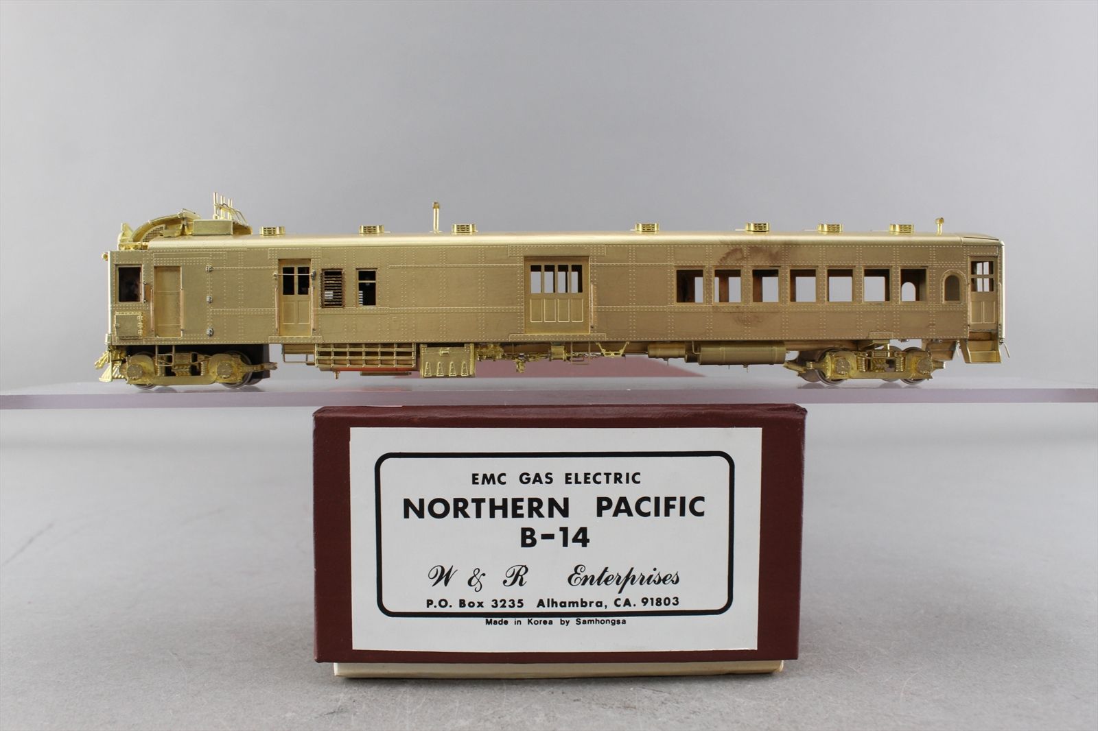 HO Brass Model - W&R NP Northern Pacific Gas Electric B-14 - Unpainted ...
