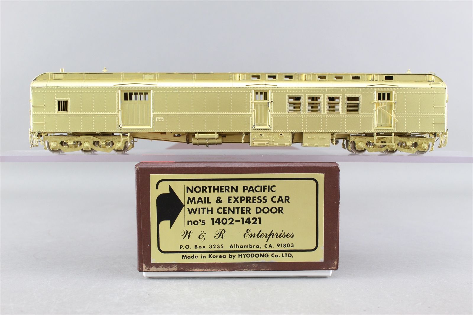 HO Brass Model - W&R NP Northern Pacific Mail & Express Car w/ Center ...