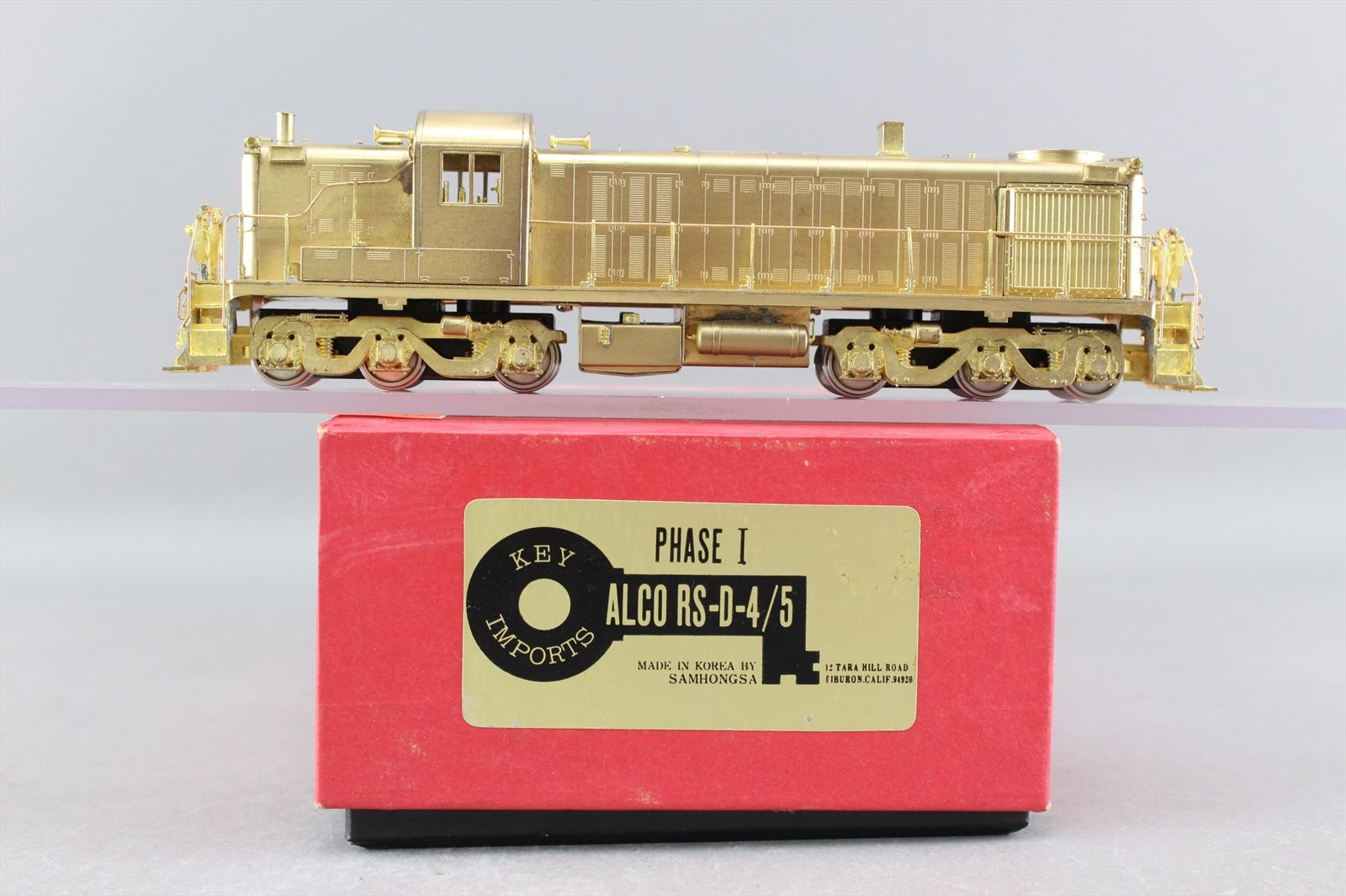 HO Brass Model - Key ALCO RSD-4/5 Phase I - Unpainted - 1984 Run ...