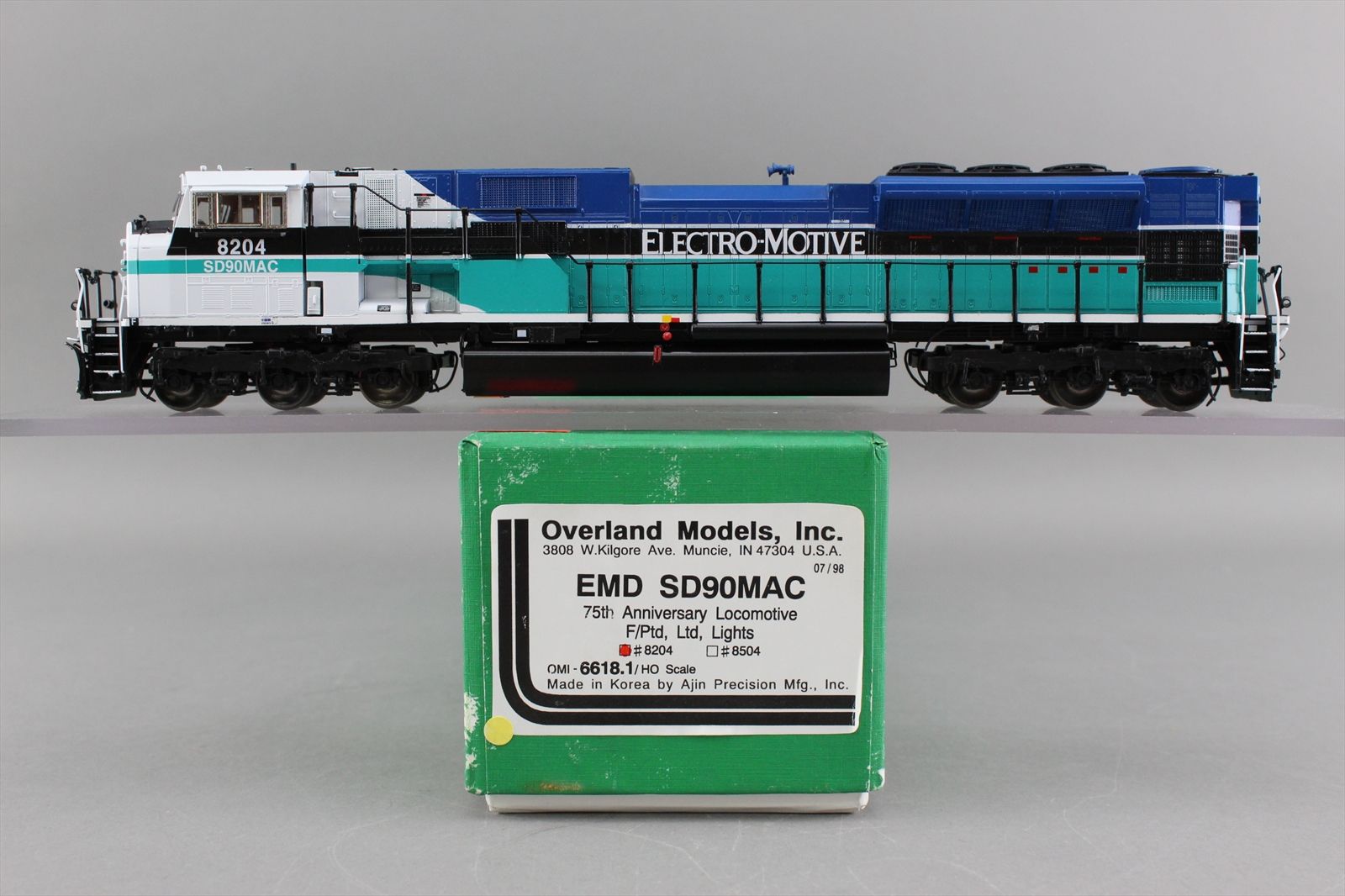 HO Brass Model - OMI 6618.1 EMD Demo Demonstrator SD90MAC 75th ...