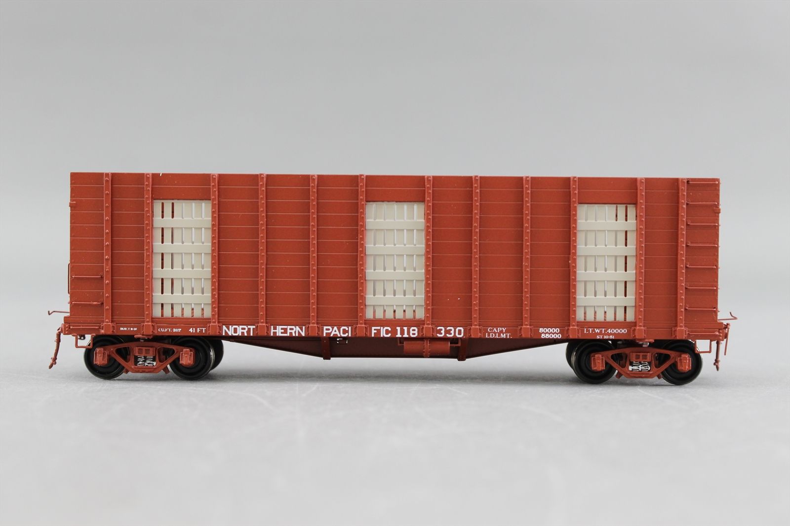 HO Brass Model - W&R NP Northern Pacific Hog Fuel Car Mineral Red ...