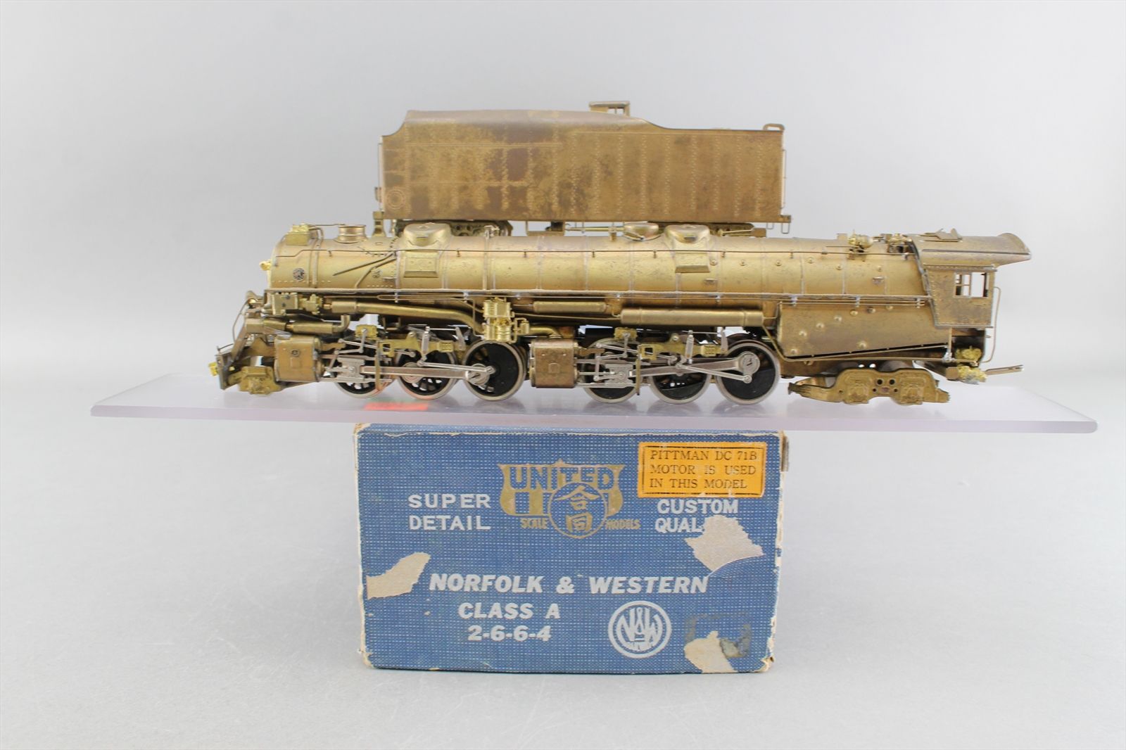 HO Brass Model - PFM N&W Norfolk & Western Class A 2-6-6-4 - Unpainted ...