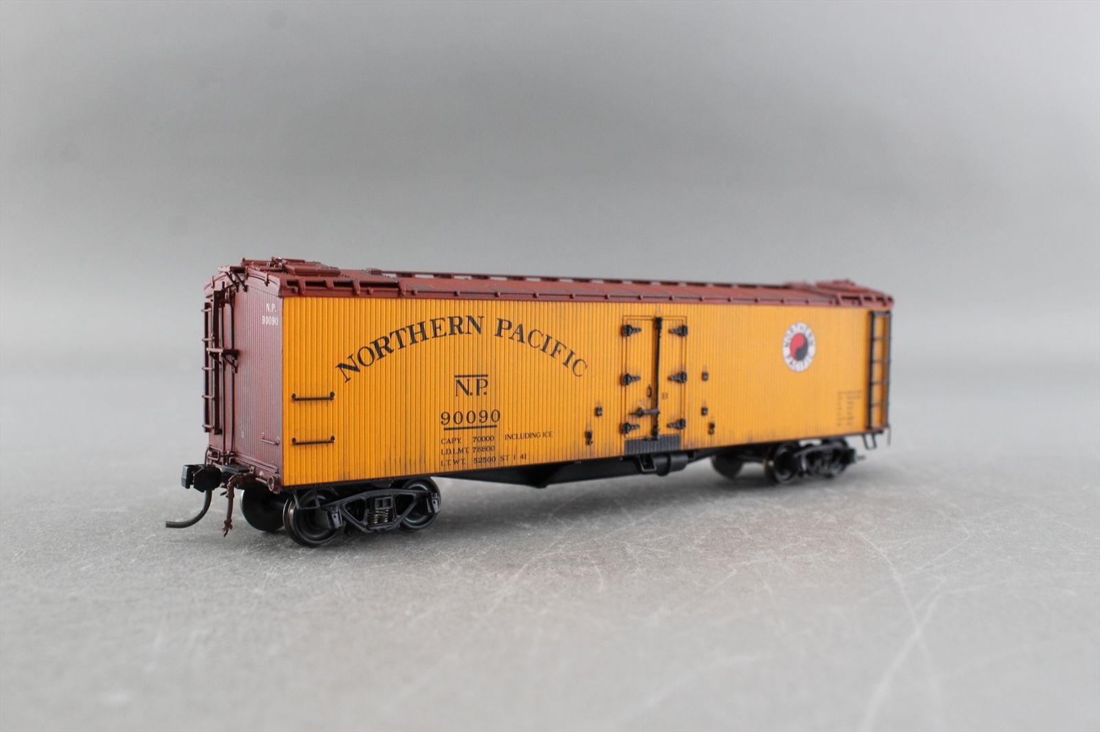 HO Brass Model - W&R Version 4 NP Northern Pacific Reefer Orange ...