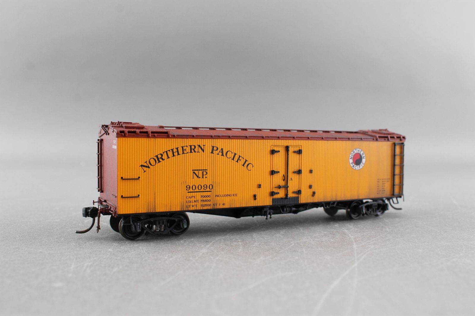 HO Brass Model - W&R Version 4 NP Northern Pacific Reefer Orange ...