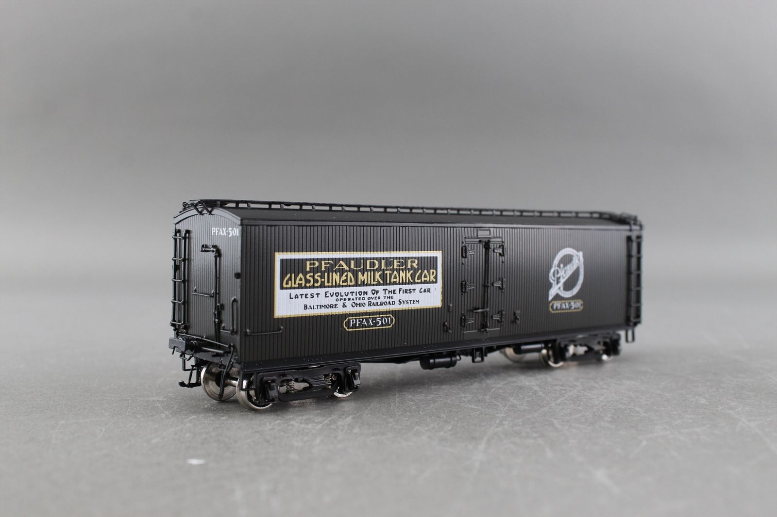 HO Brass Model - PSC Pfaudler PFAX 41' Wood Sheathed Milk Tank Car #501 ...