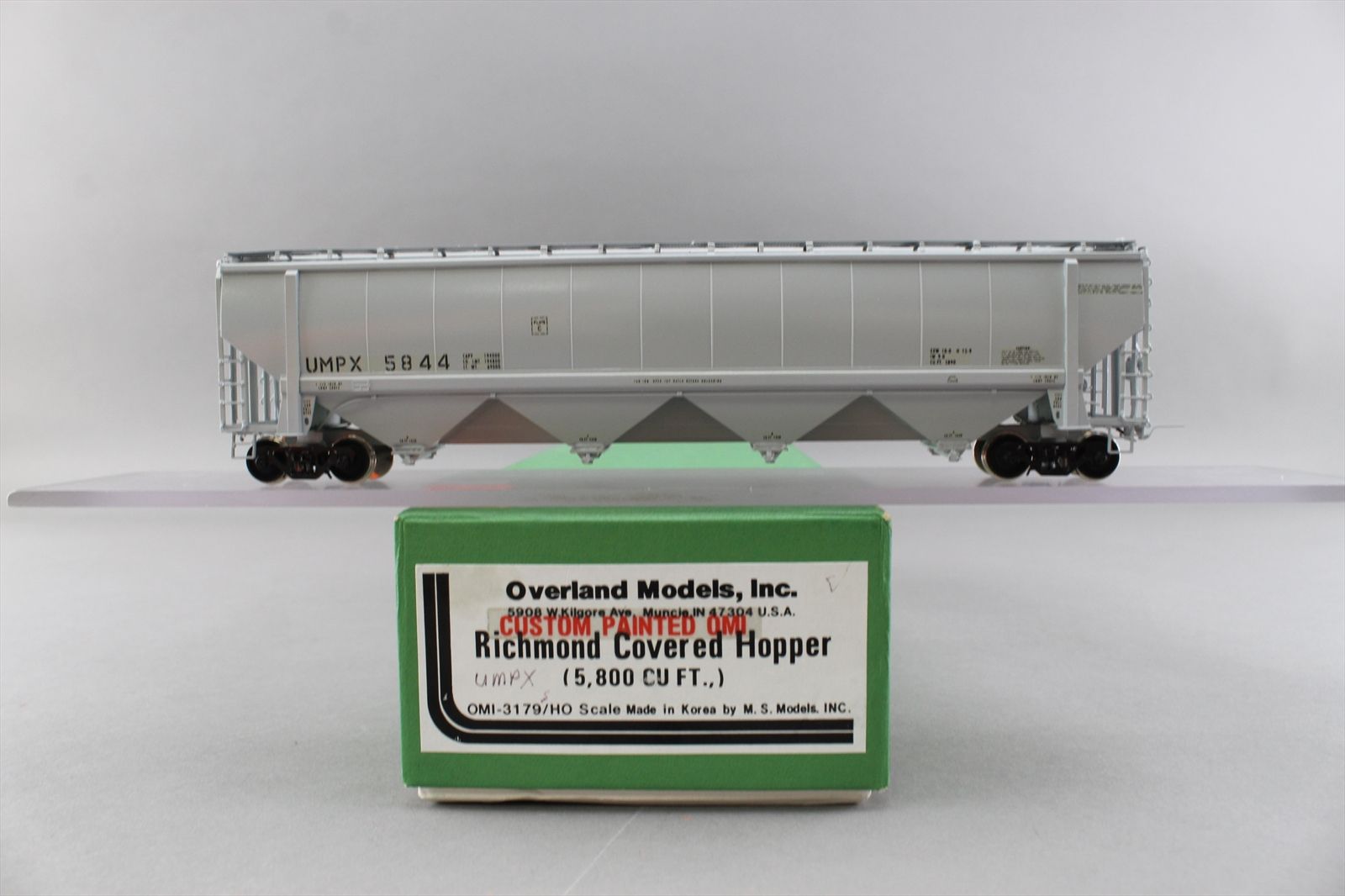 HO Brass Model - OMI 3179.5 UMPX Richmond Covered Hopper 5800 Cubic ...