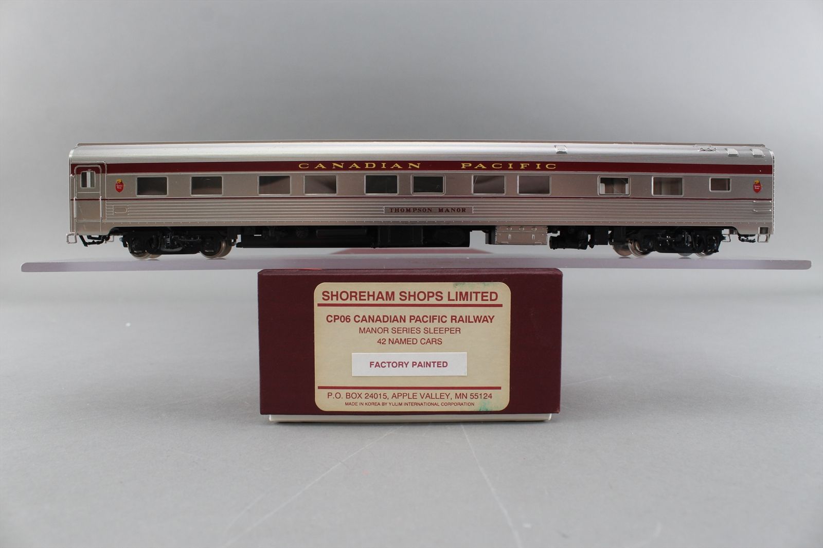 HO Brass Model - SSL CP06 CP CPR Canadian Pacific Sleeper Thompson ...
