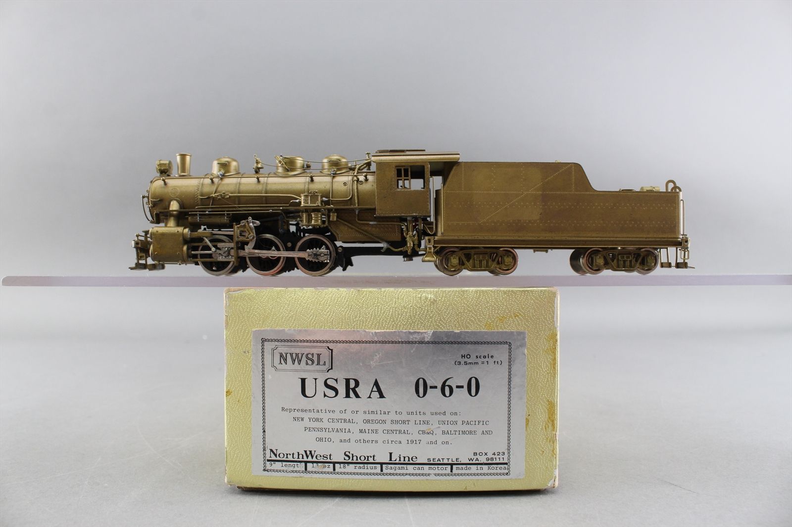 HO NWSL 29790 Sierra Railroad 2-8-0 Rebuilt 1930 #18