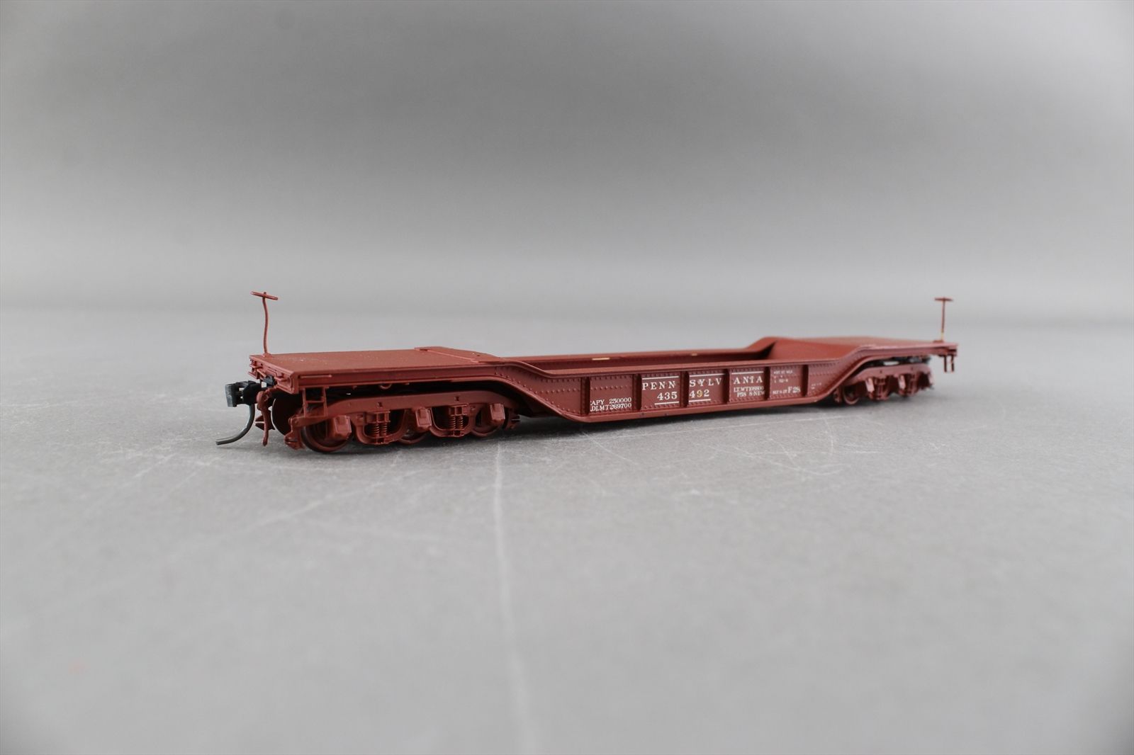 HO Brass Model - Railworks R401 PRR Pennsylvania F-28 Well Flat Car ...