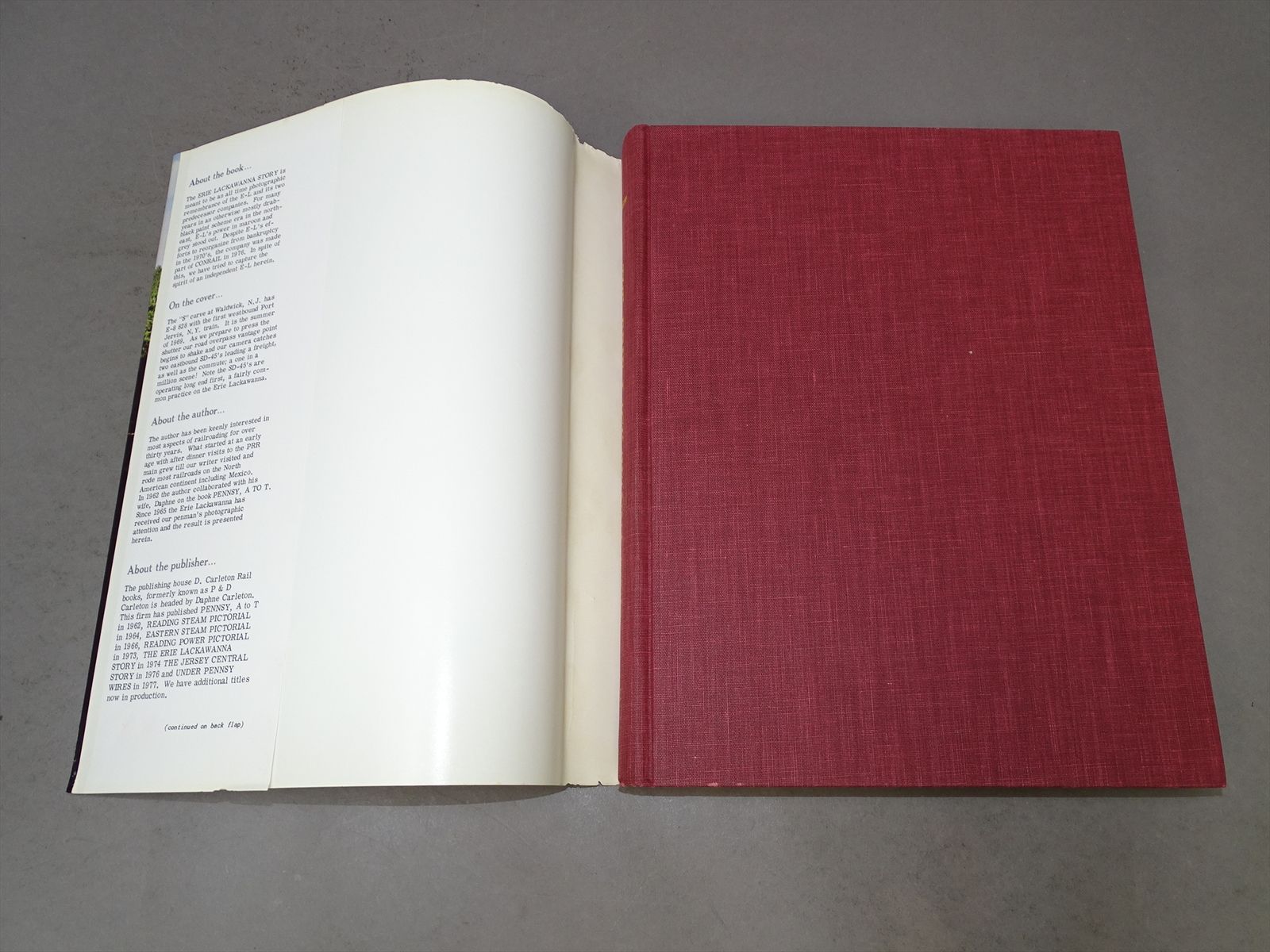 Railroad Book - The Erie Lackawanna Story - Paul Carleton - 479 Pages