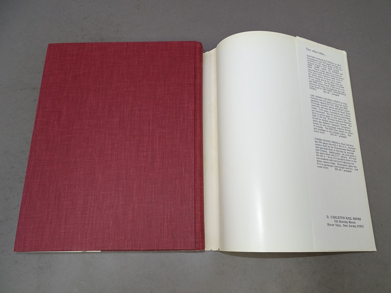 Railroad Book - The Erie Lackawanna Story - Paul Carleton - 479 Pages