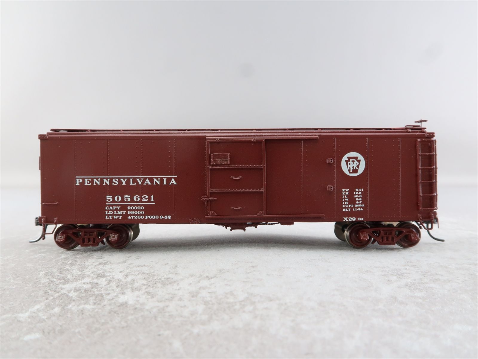 HO Brass Model - OMI 3019 PRR Pennsylvania X-29 Boxcar Box Car #505621 ...