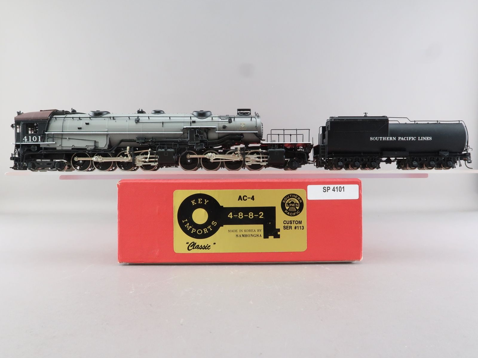 HO Brass Model - Key CS#113 SP Southern Pacific AC-4 4-8-8-2 Gray ...