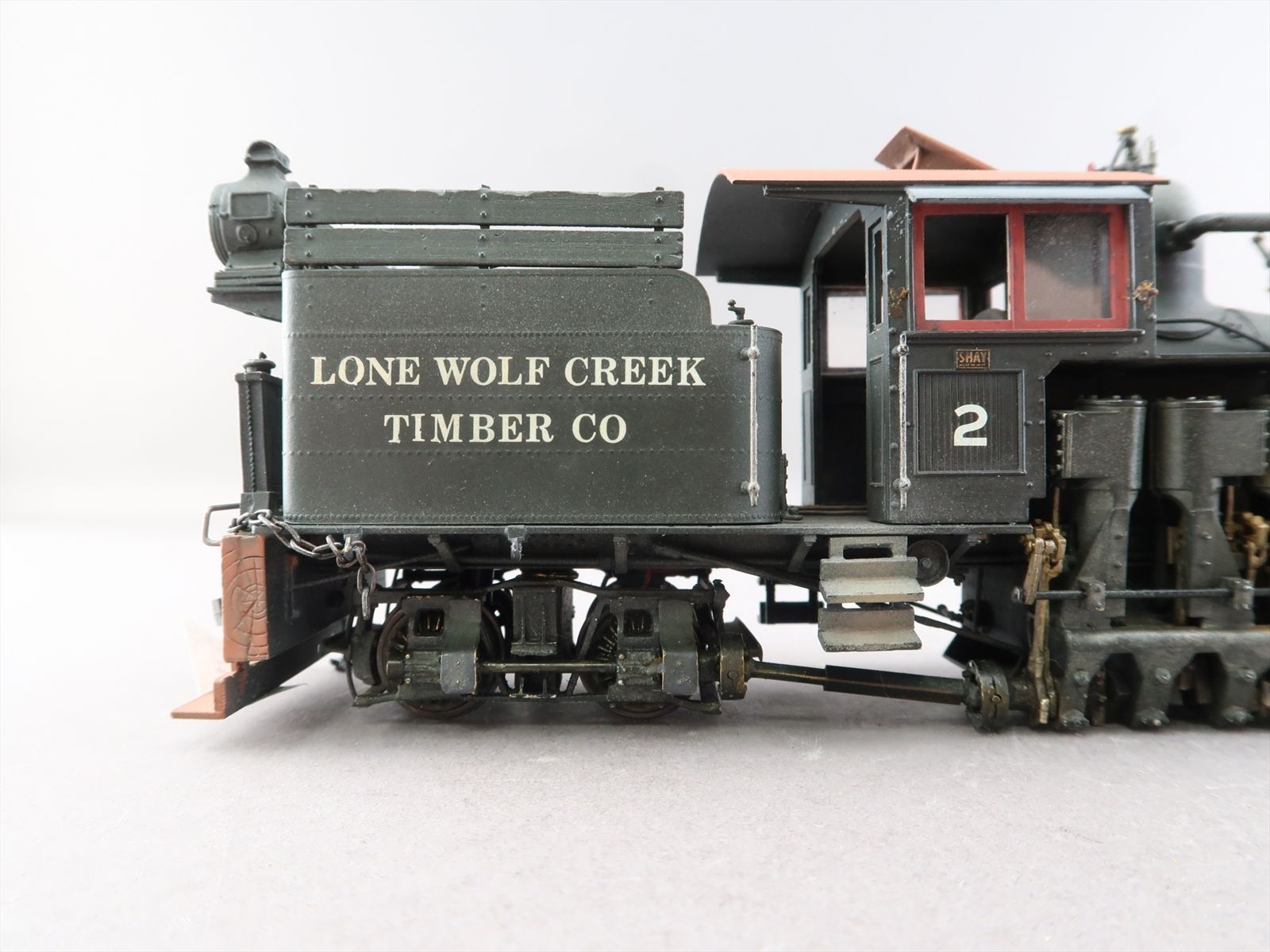 On3 Brass Model - PSC Lone Wolf Timber Co. 2-Truck Shay #2 - Custom ...