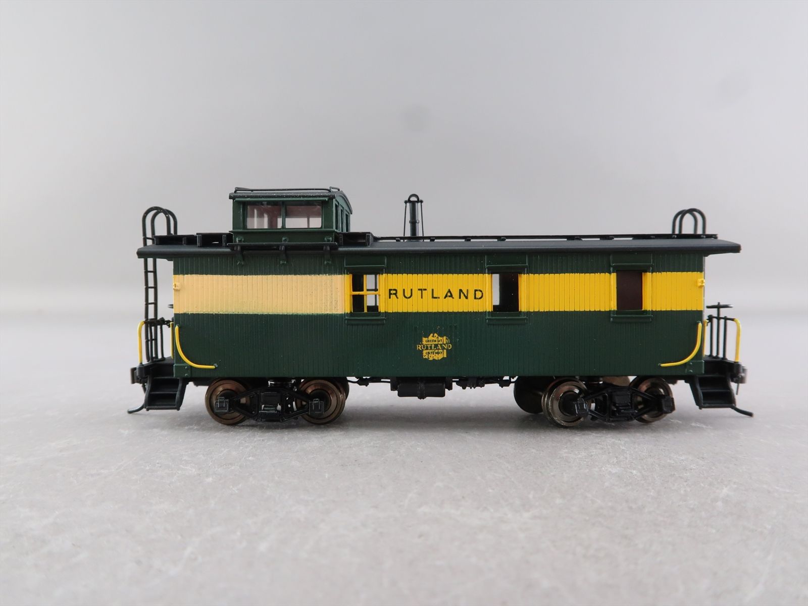 HO Brass Model - Railworks R-459P RUT Rutland Vans Caboose Green ...