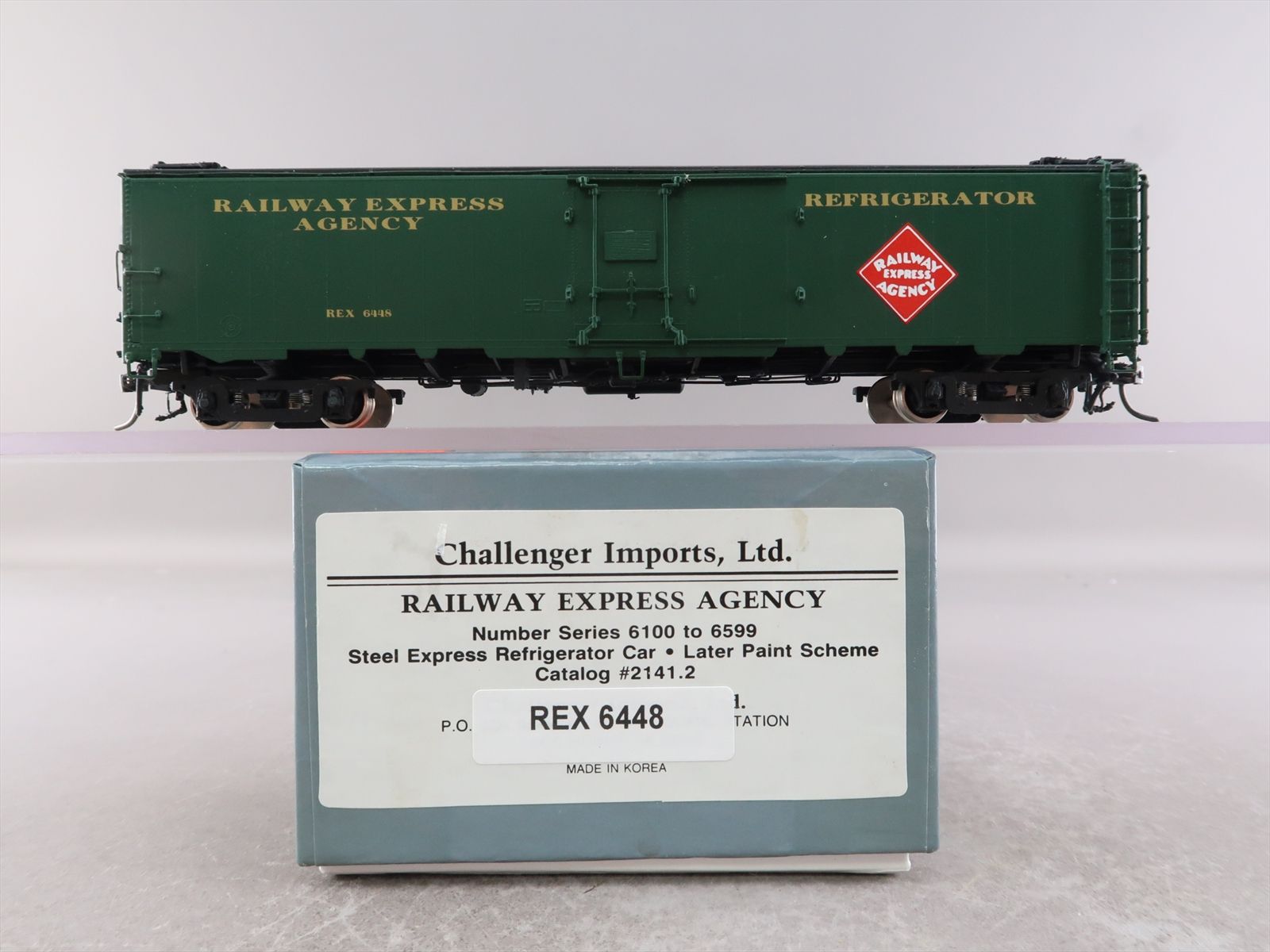 HO Brass Model - CIL 2141.2 REX Railway Express Agency Express Reefer ...