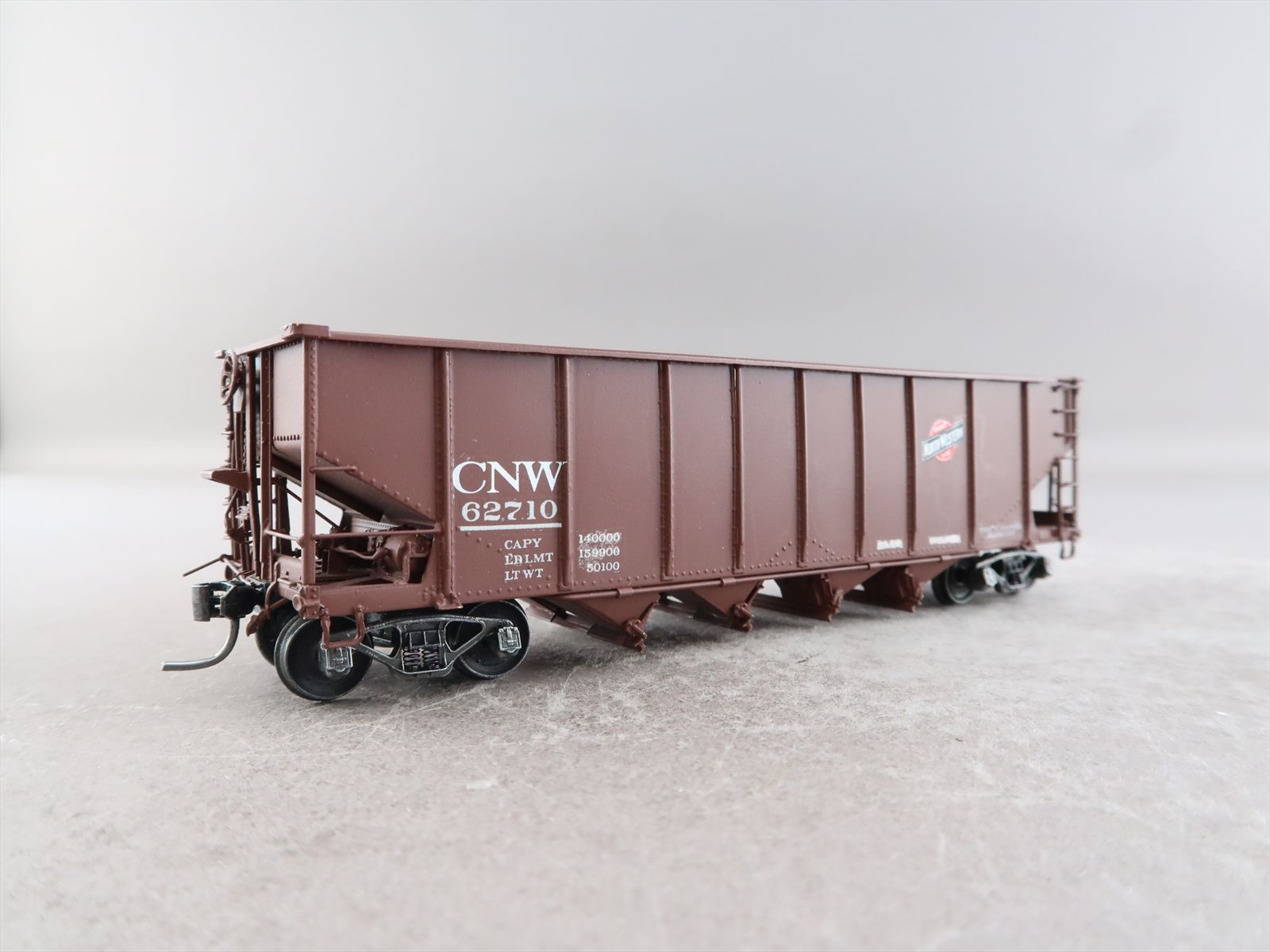 HO Brass Model - OMI 3239 C&NW Chicago & Northwestern Quad Hopper As ...