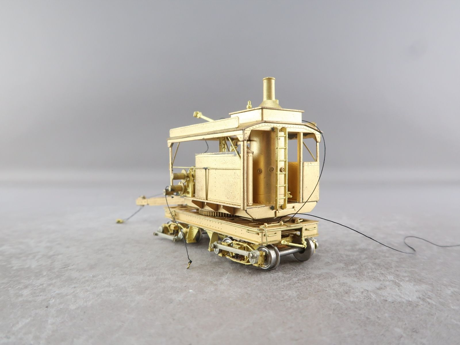 HO / HOn3 Brass Model - OMI 1332 A.H. Log Loader w/ Base - Unpainted ...