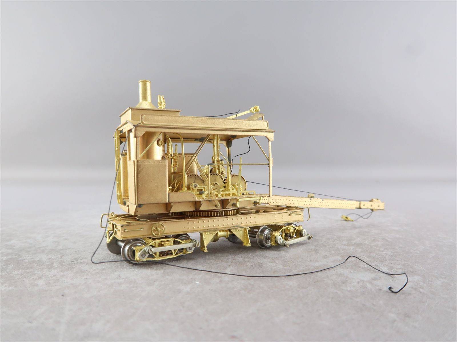 HO / HOn3 Brass Model - OMI 1332 A.H. Log Loader w/ Base - Unpainted ...