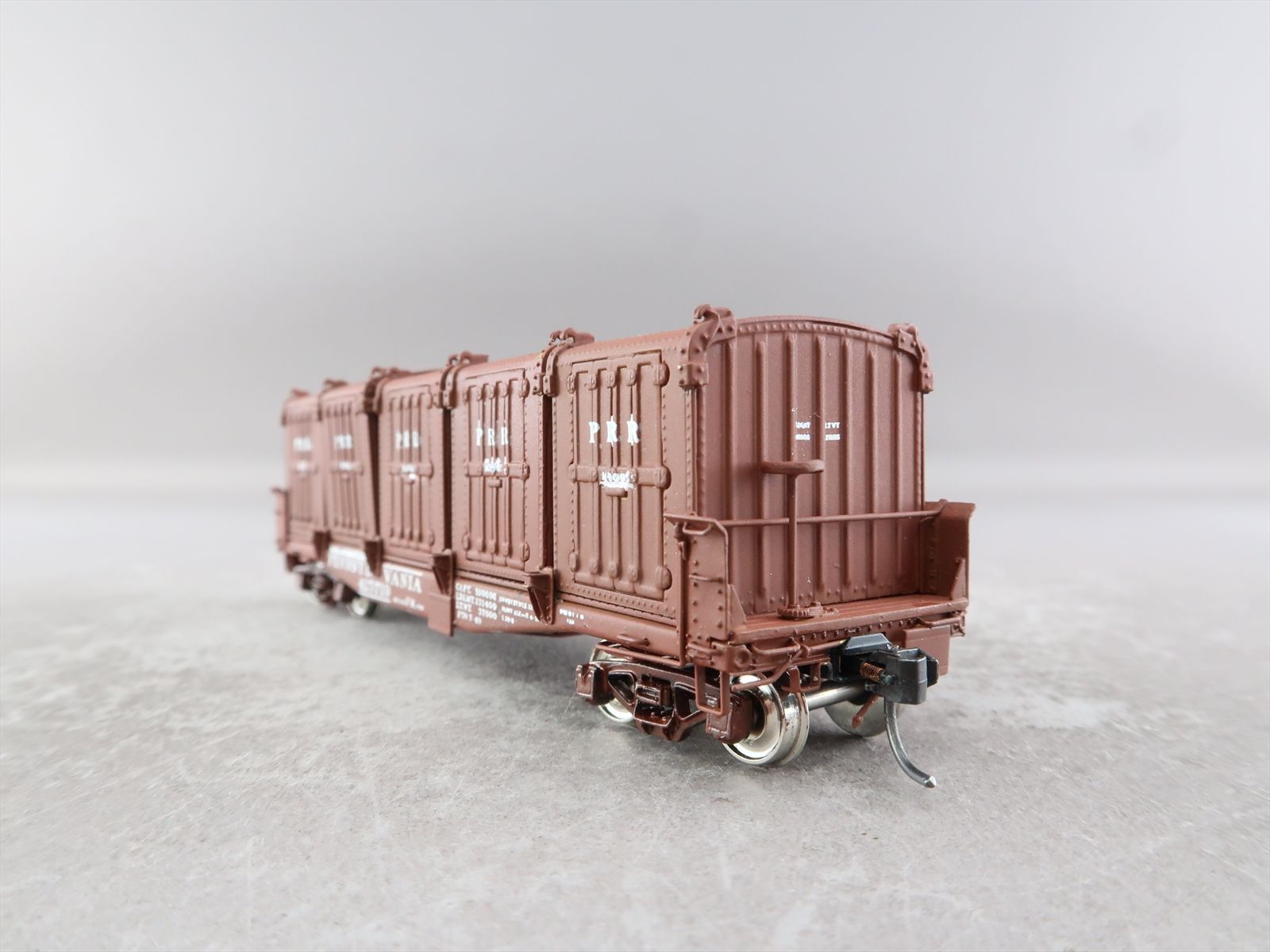 HO Brass Model - Railworks PRR Pennsylvania FM Container Car w/ 5 DD1A ...