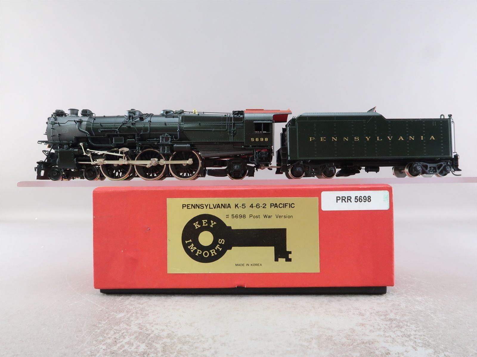 HO Brass Model - Key PRR Pennsylvania 4-6-2 K-5 Pacific #5698 Post War ...