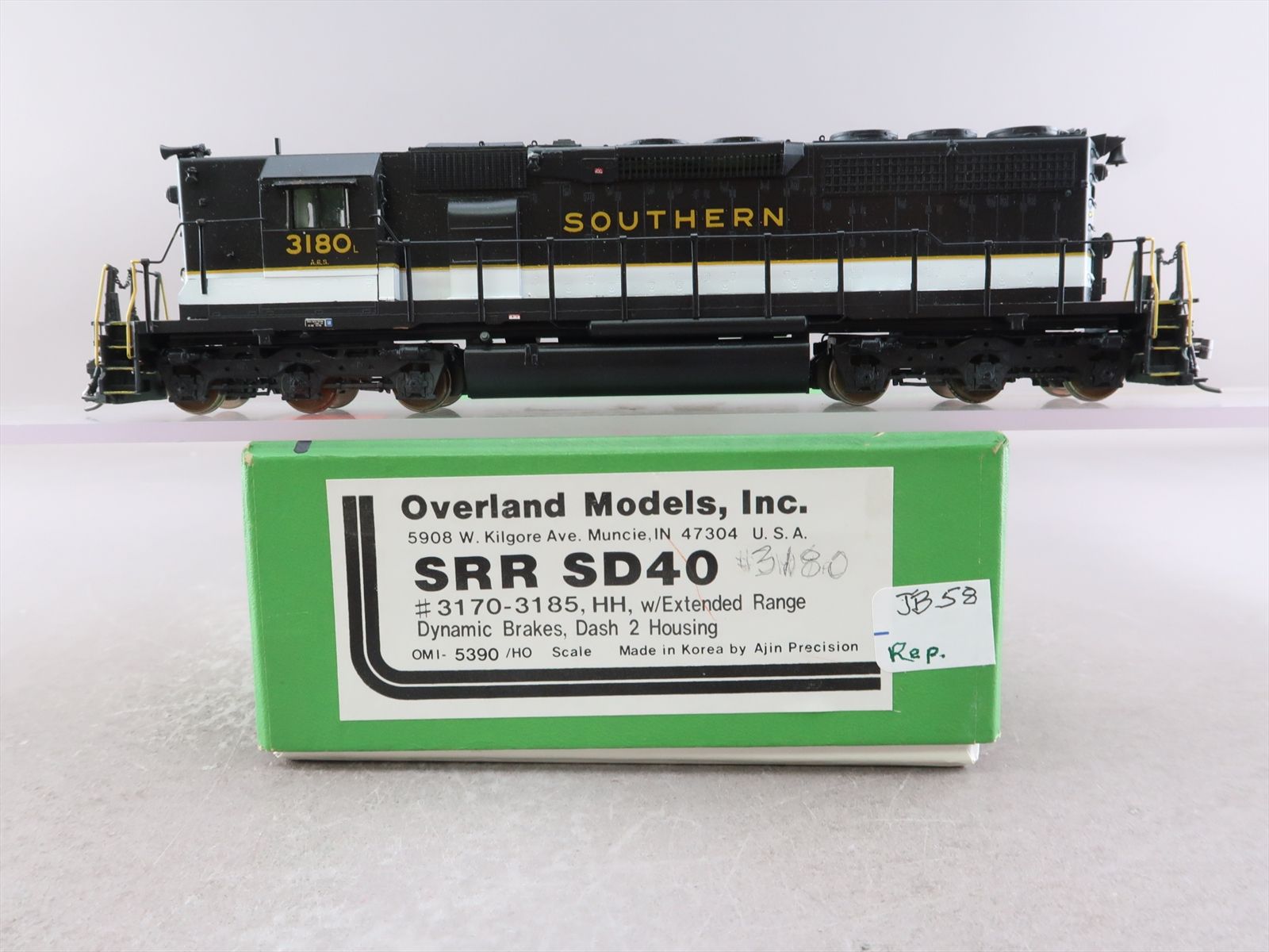 HO Brass Model - OMI 5390 SOU Southern SD40 Extended Range Dynamic ...