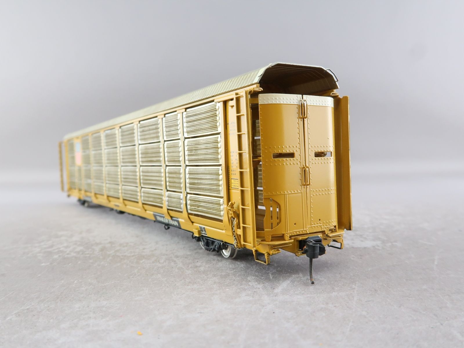 HO Brass Model - OMI 3120 UP Union Pacific Thrall Bi-Level Enclosed ...