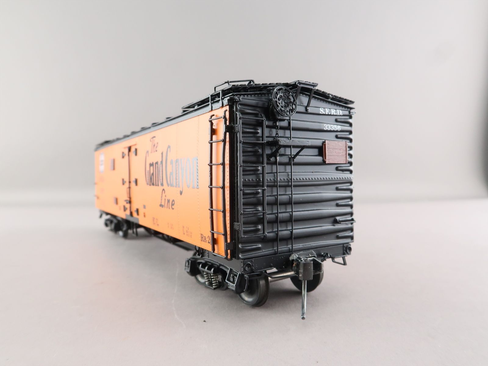 O Brass Model - PRB Pecos River 4322A AT&SF Rr-25 Santa Fe Steel Reefer ...