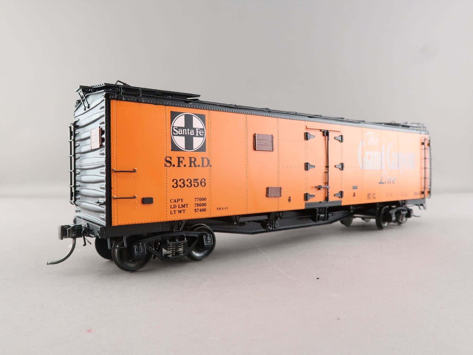 O Brass Model - PRB Pecos River 4322A AT&SF Rr-25 Santa Fe Steel Reefer ...