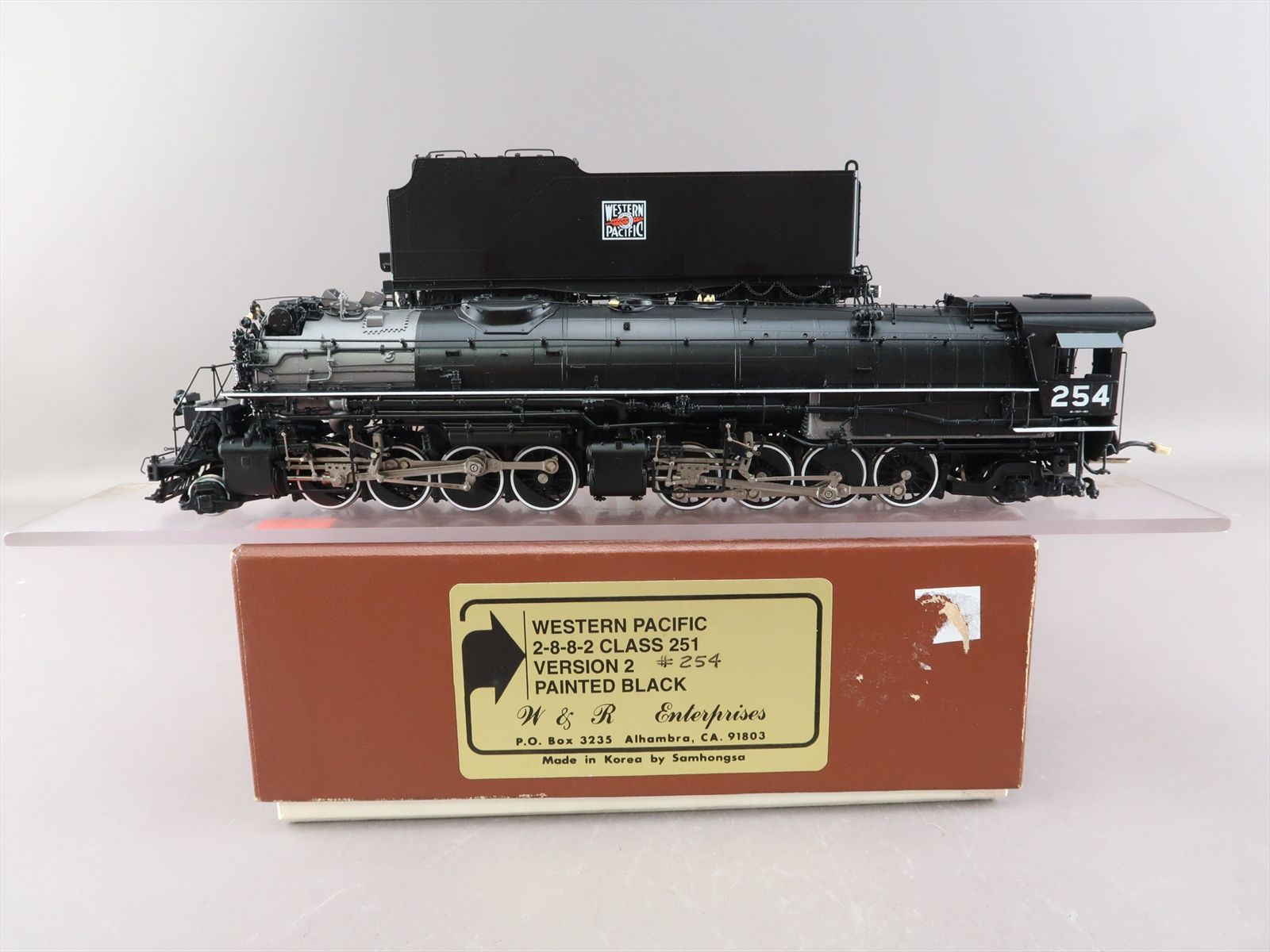 HO Brass Model - W&R WP Western Pacific 2-8-8-2 Class 251 Version 2 ...