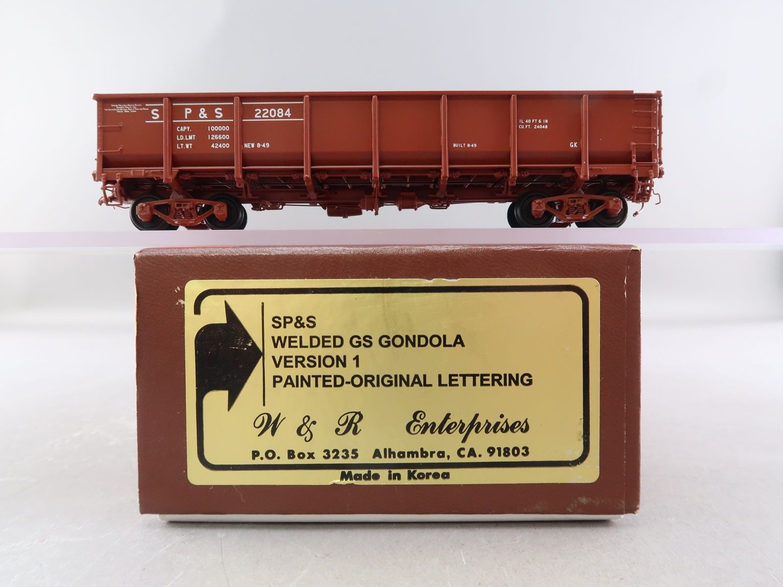 HO Brass Model - W&R SP&S Spokane Portland & Seattle Welded GS Gondola ...