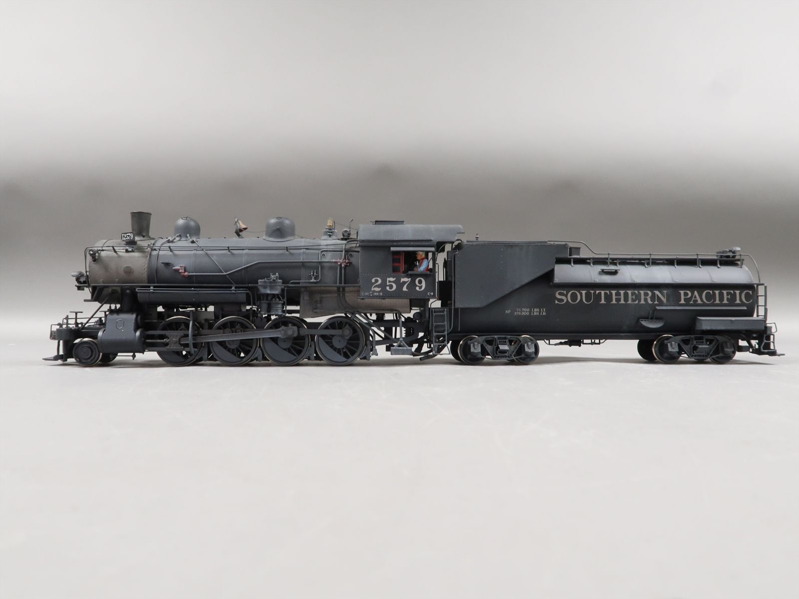 O Brass Model - PFM SP Southern Pacific C-9 2-8-0 #2579 - Pro Paint ...