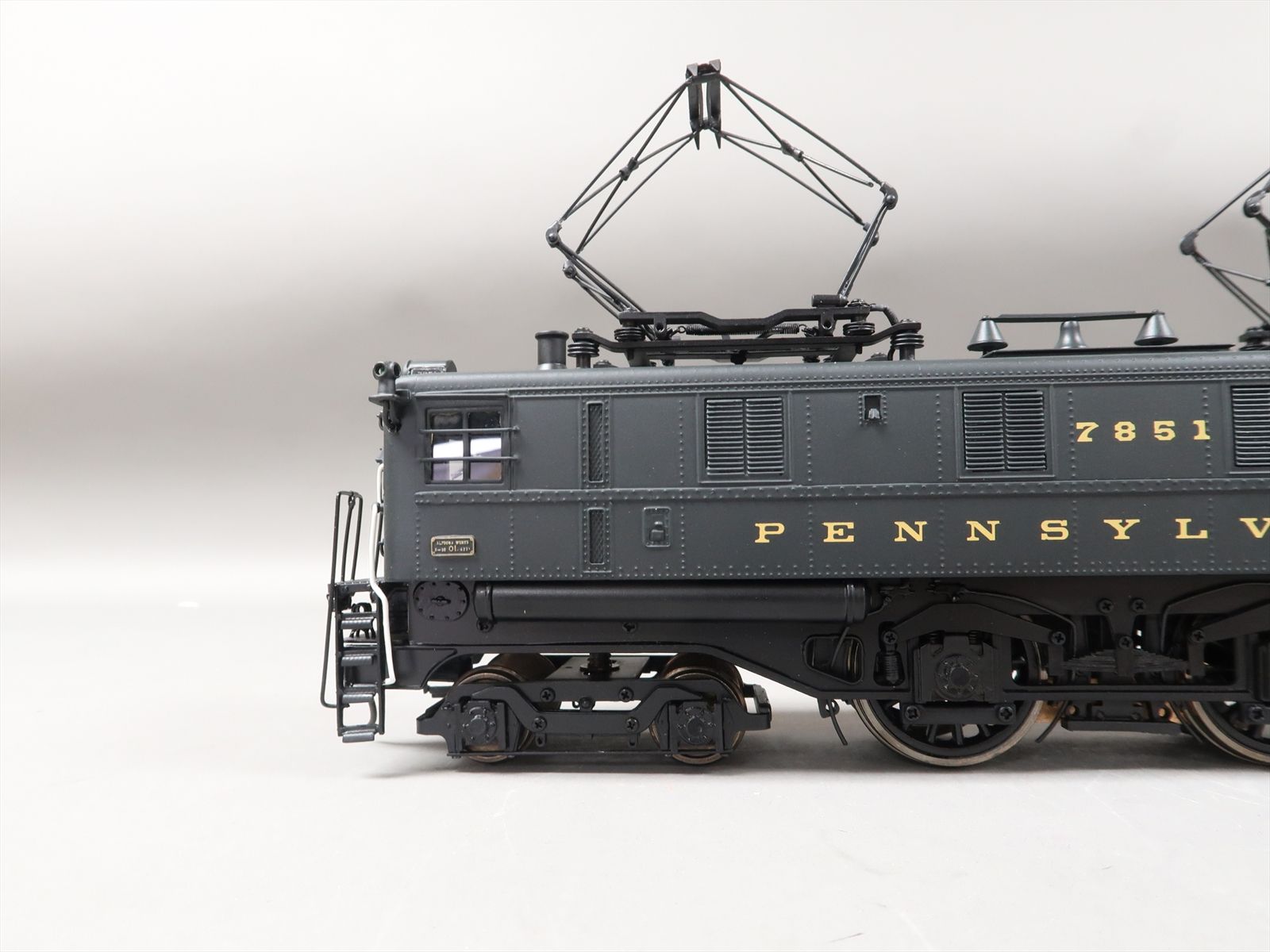 O Brass Model - SS Sunset PRR Pennsylvania O-1 Boxcab Set #7850 + #7851 ...