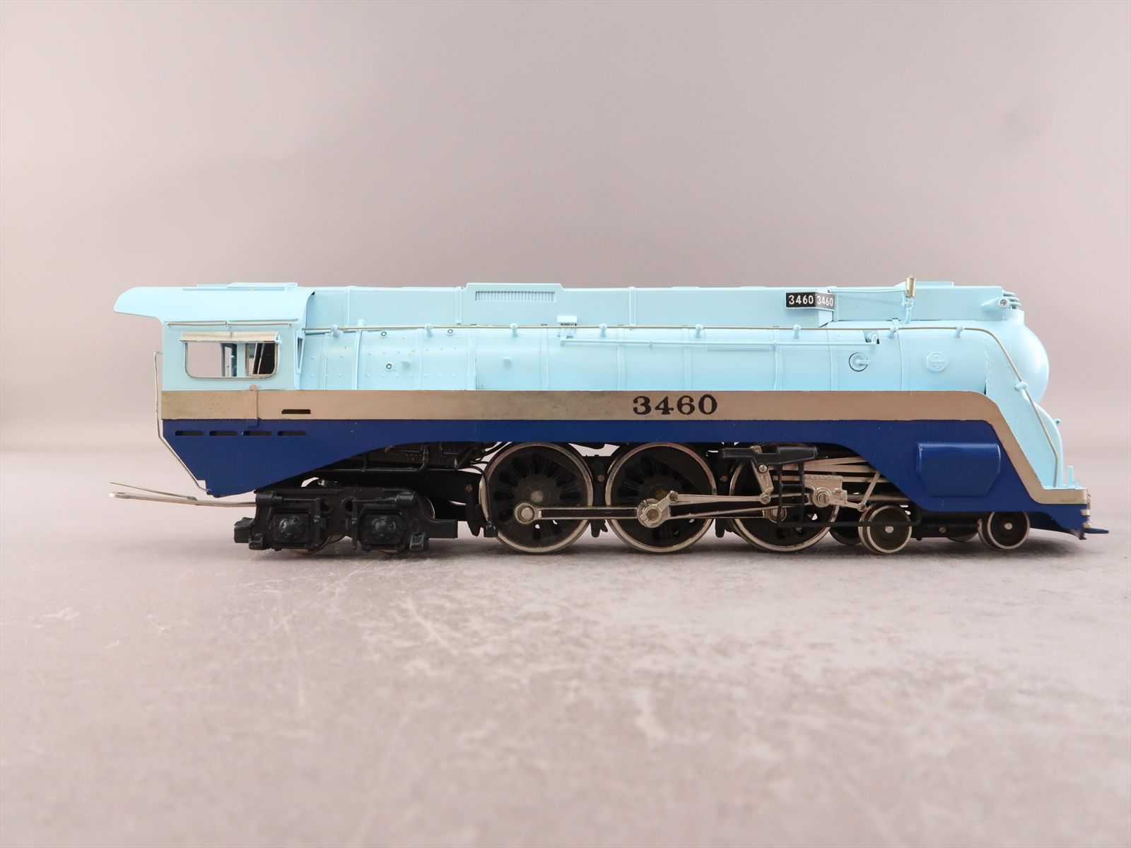 HO Brass Model - PFM Crown 163 AT&SF Santa Fe Blue Goose 4-6-4 #3460 ...