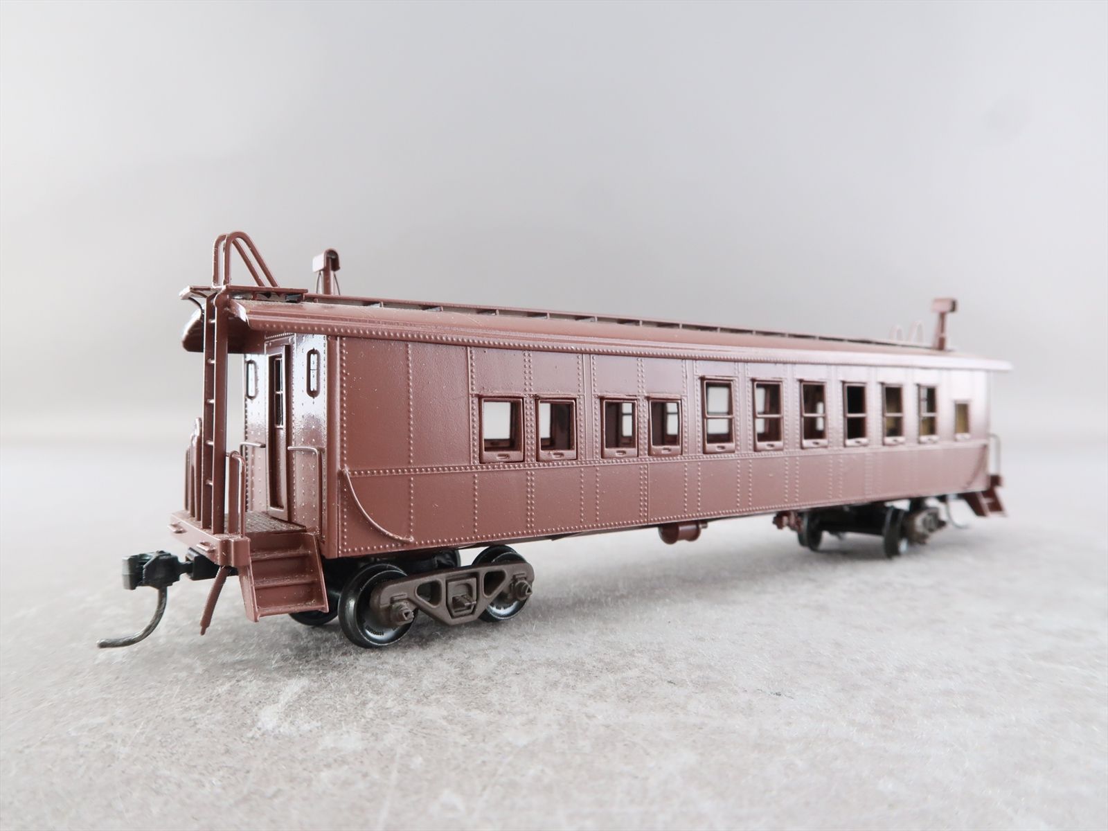 HO Brass Model - HM Hallmark AT&SF Santa Fe Drover Car Drover's Caboose ...