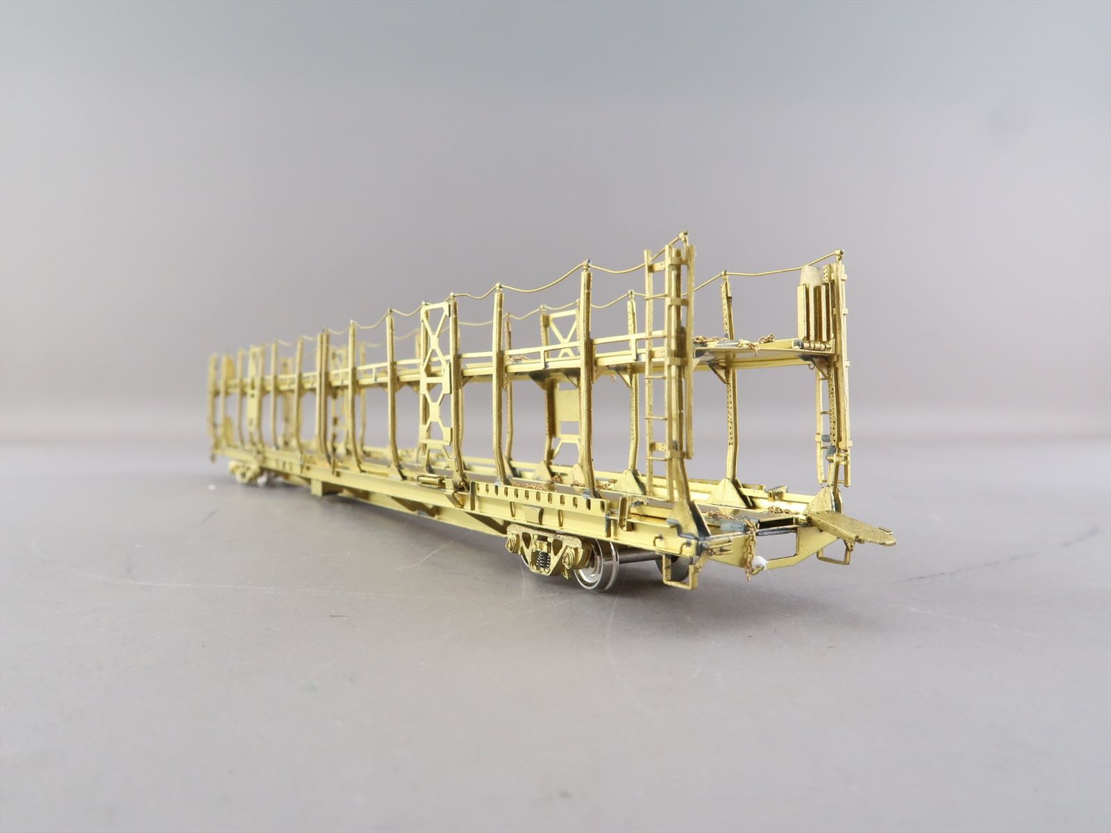 HO Brass Model - OMI 3125 Bi-Level Open Auto Rack Whitehead Kales Stack ...