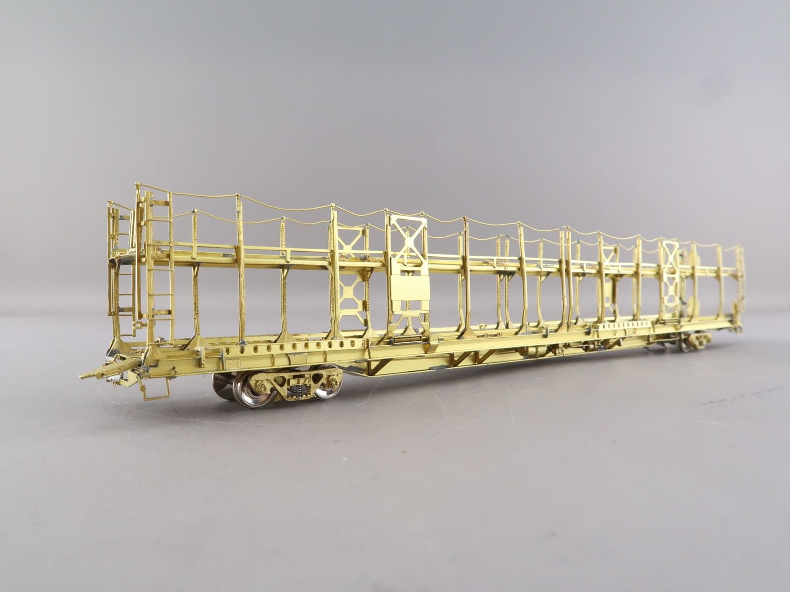HO Brass Model - OMI 3125 Bi-Level Open Auto Rack Whitehead Kales Stack ...