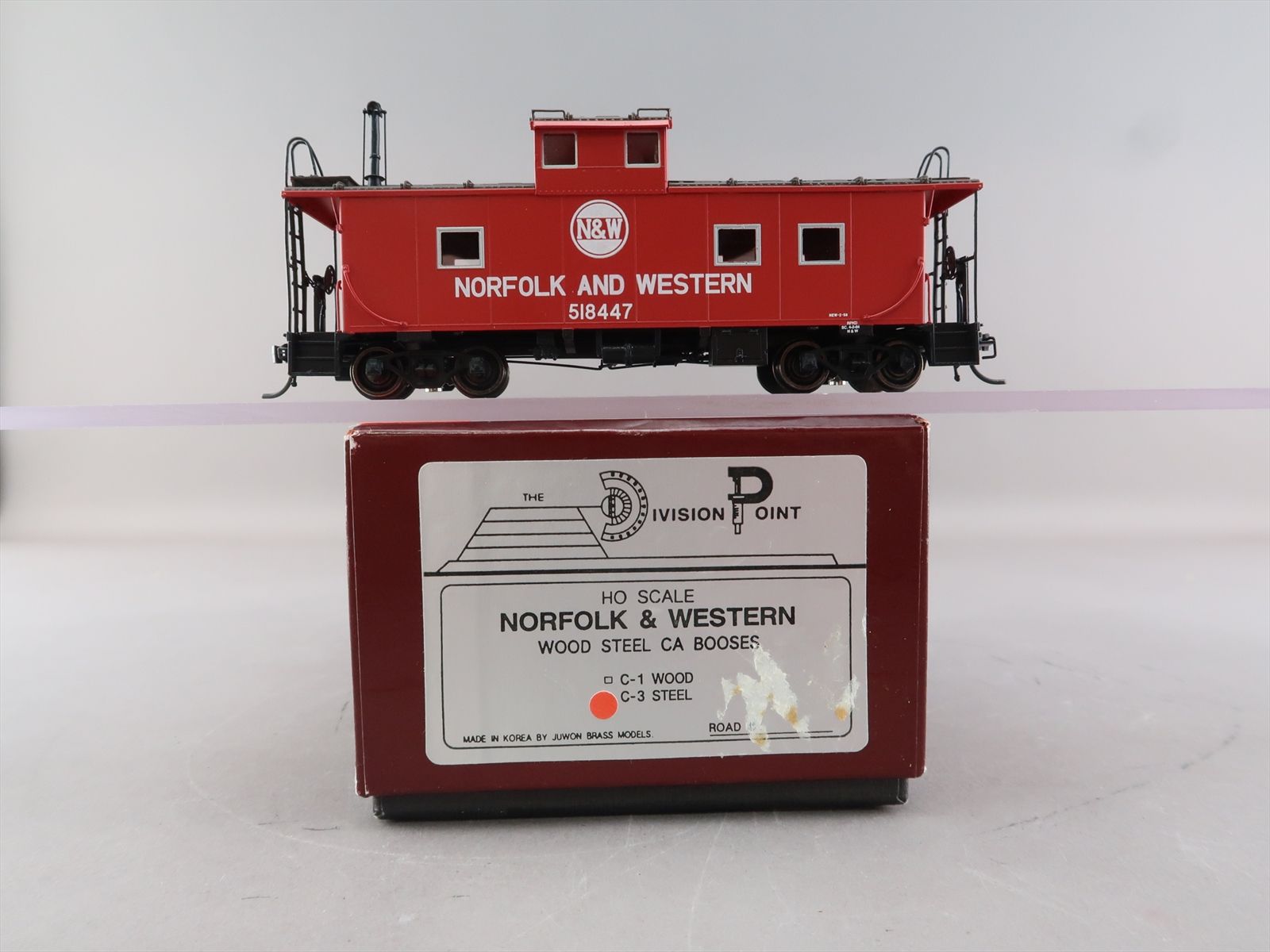 HO Brass Model - DP 229 N&W Norfolk & Western C-3 Steel Caboose #518447 ...
