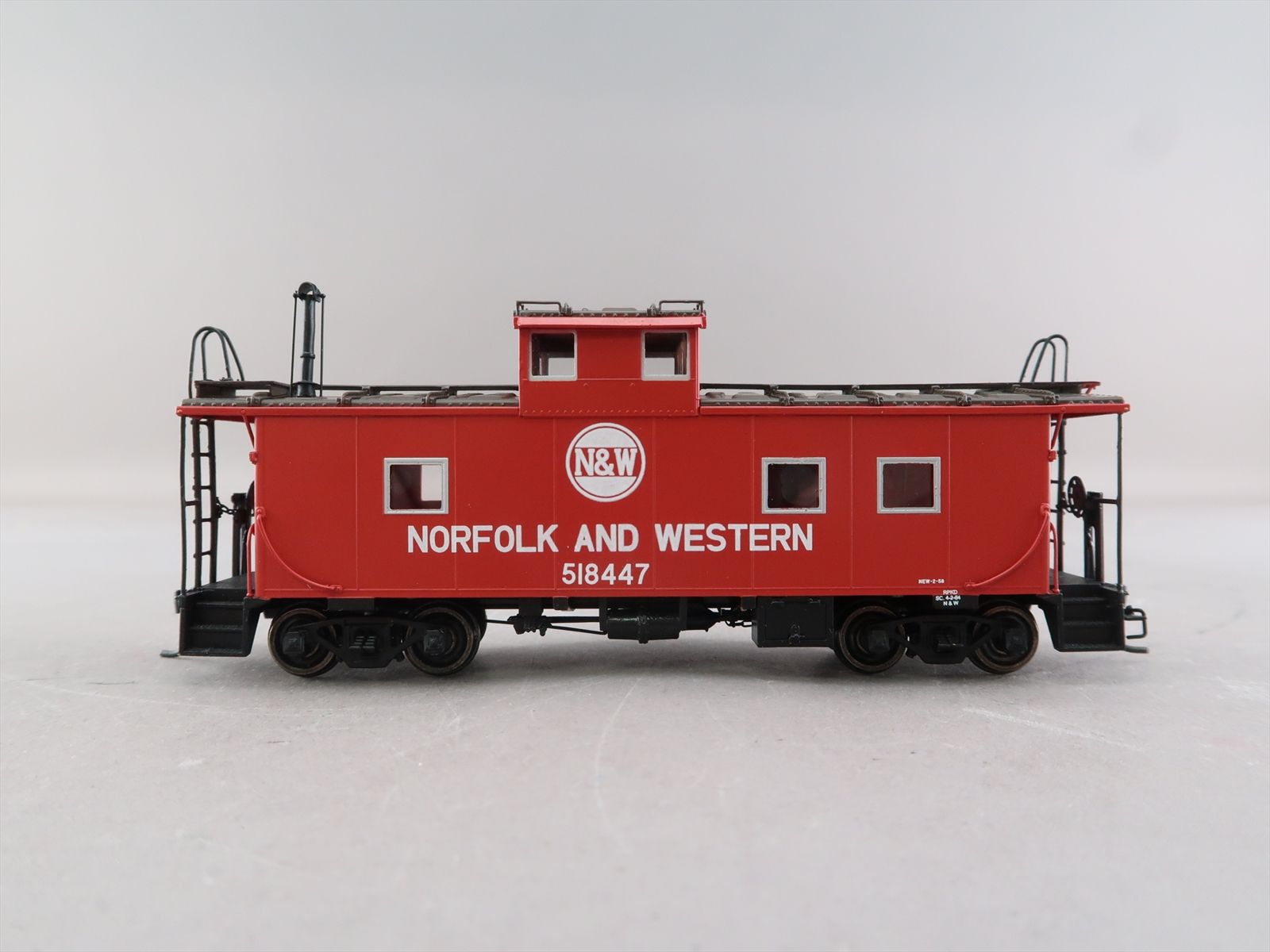HO Brass Model - DP 229 N&W Norfolk & Western C-3 Steel Caboose #518447 ...