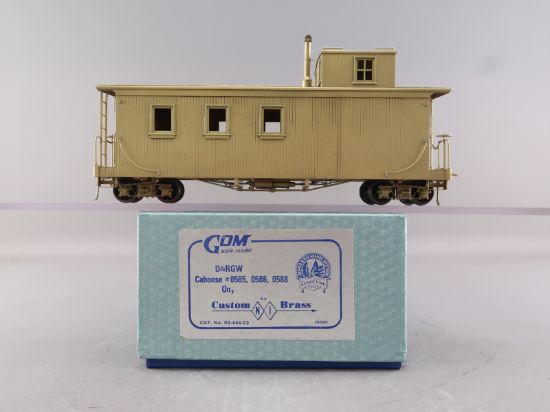 On3 Brass Model - NJCB RS-646-03 D&RGW Rio Grande Caboose