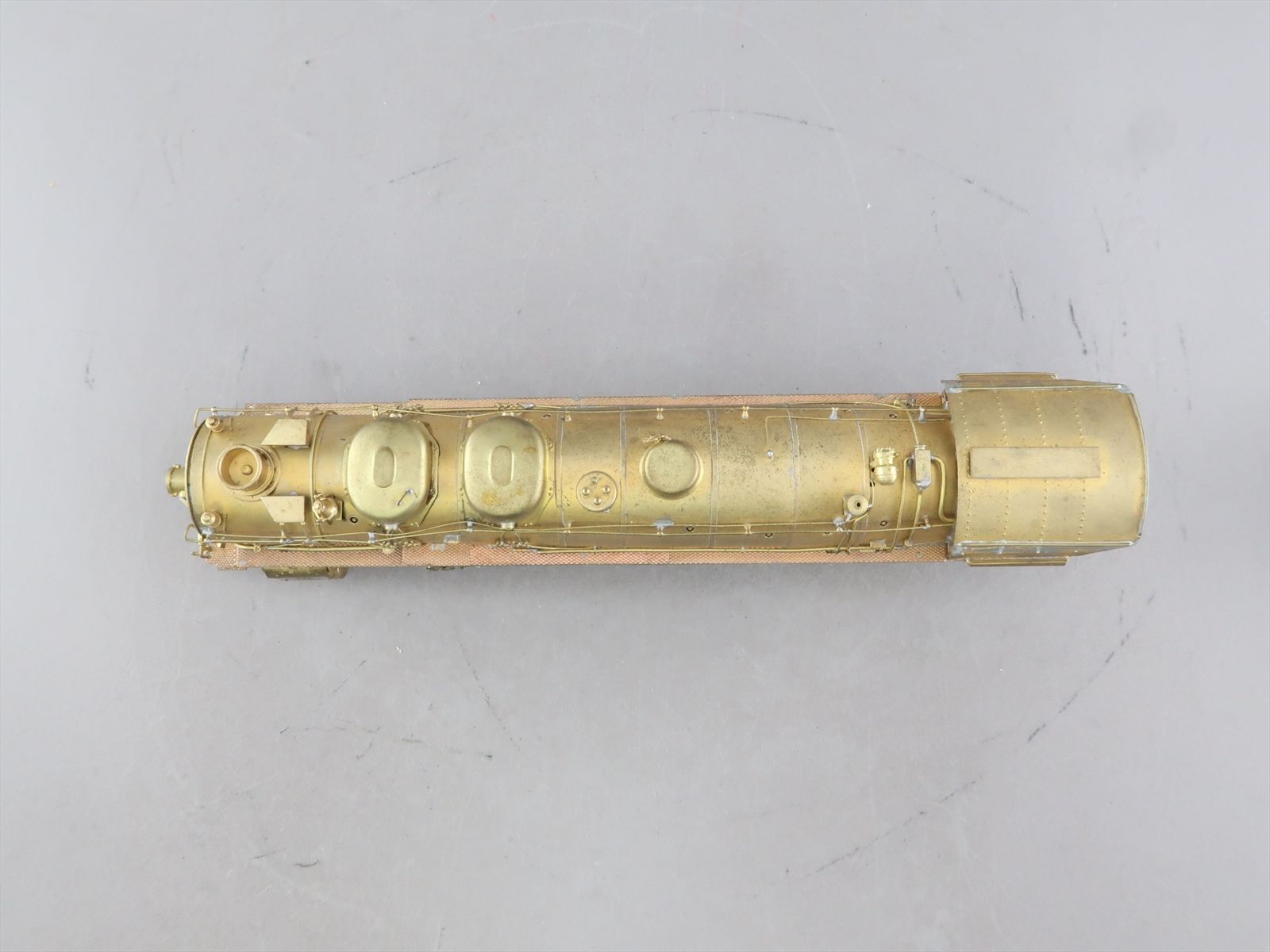 HO Brass Model - PFM AT&SF Santa Fe 2-10-2 - Unpainted - Early Run - United