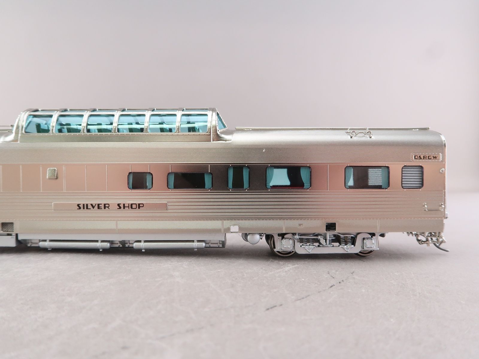 HO Brass Model - TCY 1703 D&RGW Rio Grande Silver Shop Vista Dome ...