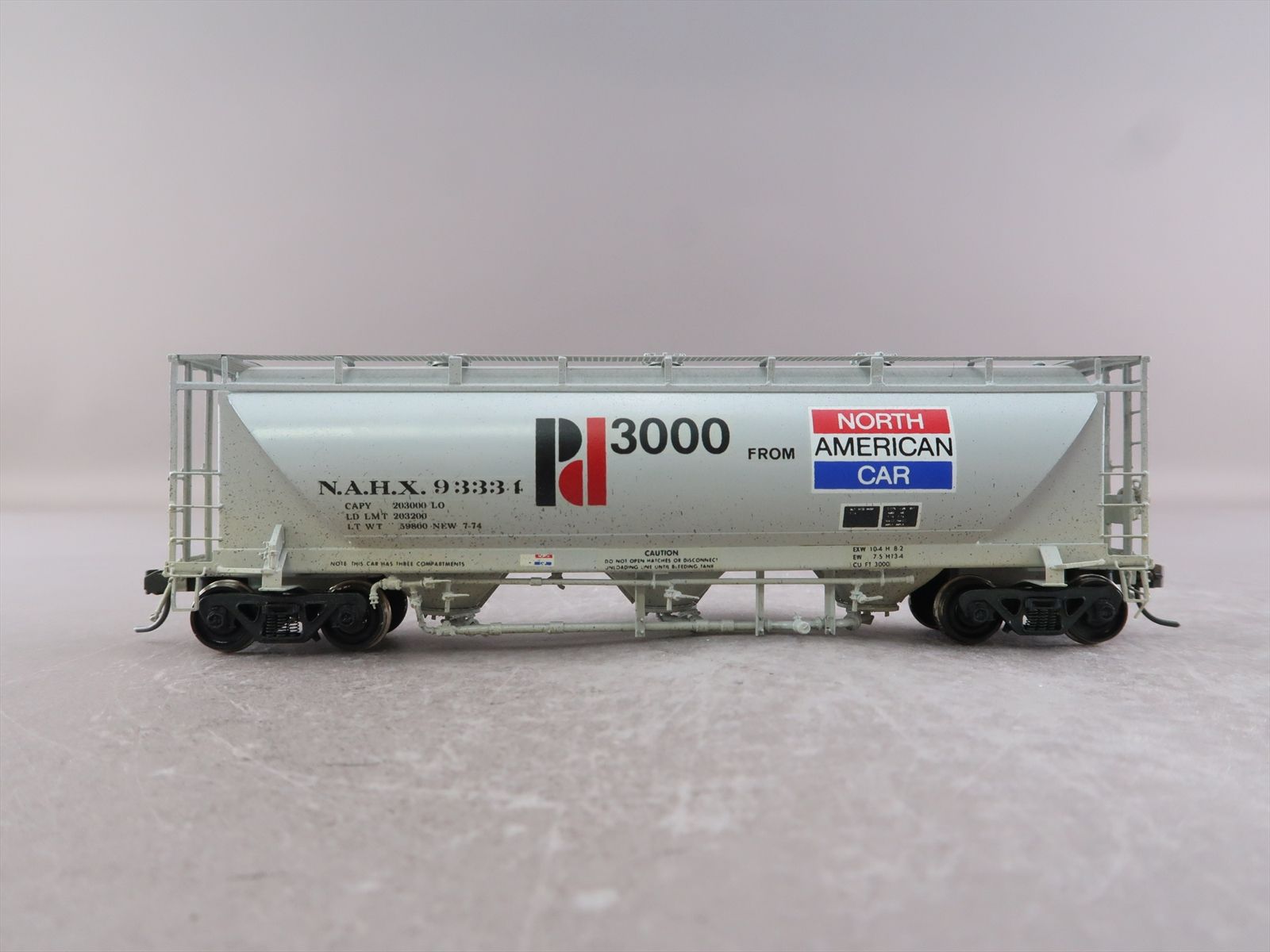 HO Brass Model - OMI 3001 NAHX North American Pd 3000 Covered Hopper ...