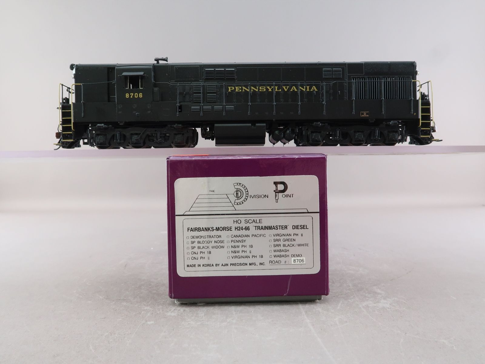 HO Brass Model - DP PRR Pennsylvania H-24-66 F-M Fairbanks - Morse ...