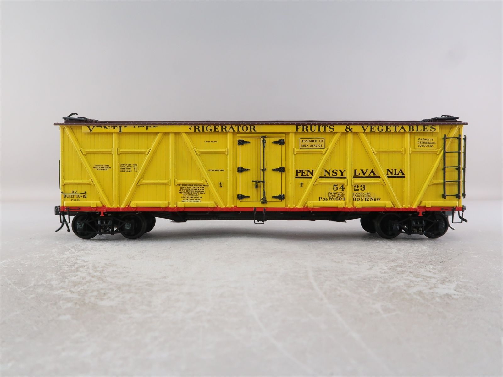 O Brass Model - PSC 16077-1 PRR Pennsylvania R7 AAR Class RS Composite ...