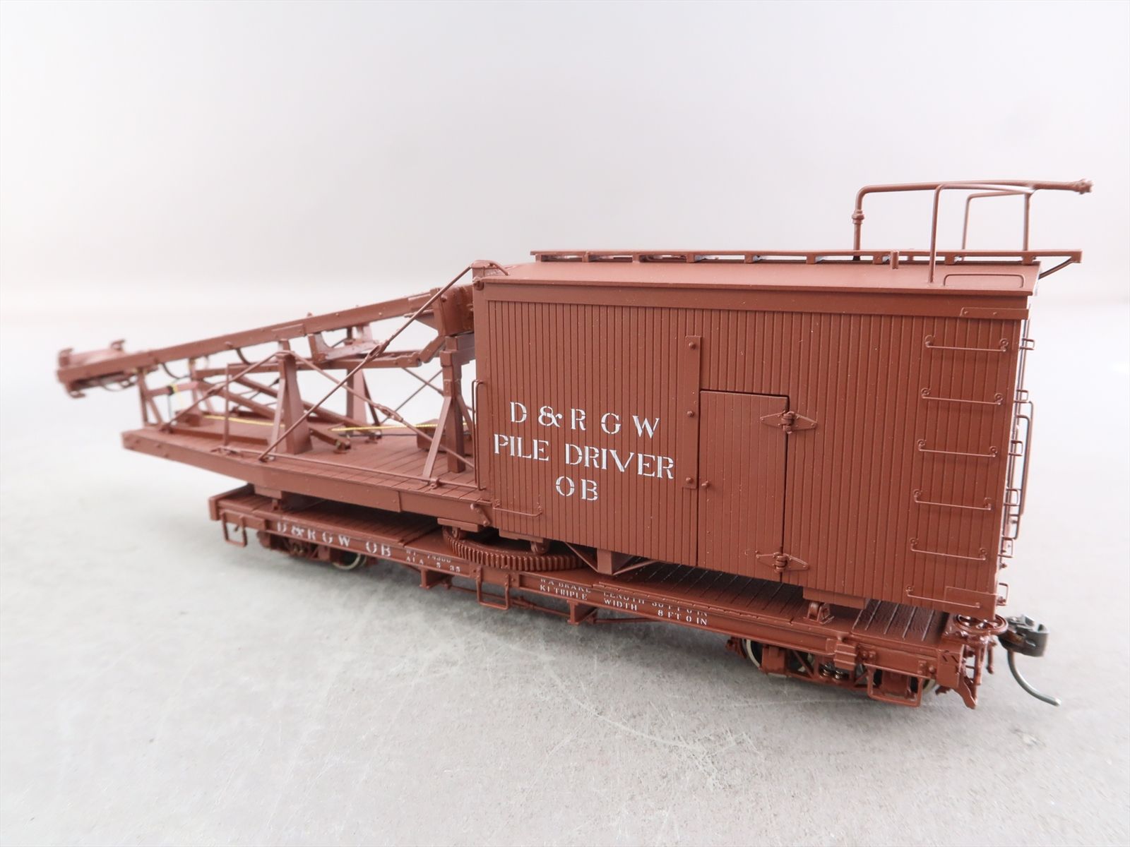 Sn3 Brass Model - PBL Milestone D&RGW Rio Grande Pile Driver Circa 1940 ...