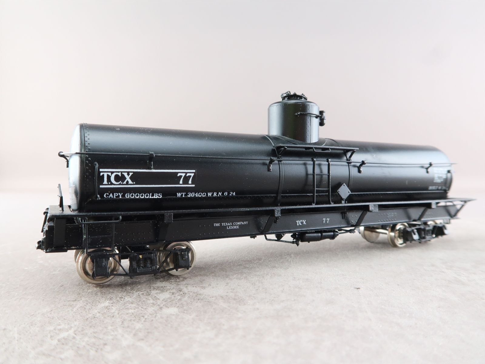 Sn3 Brass Model - PSC 15902-1 TCX Texaco Single Dome Tank Car #77 - F/P ...