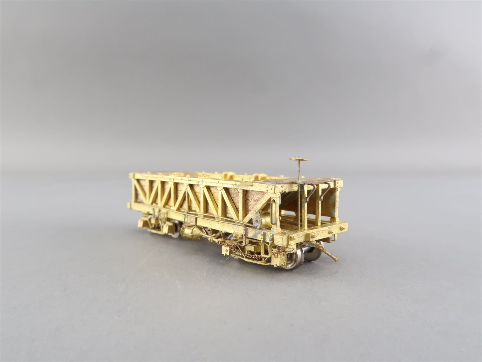 HOn3 Brass Model - OMI 1382 Rock Car w/ Sprung Trucks - Unpainted ...